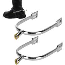 Espuelas de Caballo, 2 espuelas Estilo inglés de aleación de Zinc Espuelas de Equipo Exquisito Accesorios de Equipo Ecuestre para Botas Hombres/Mujeres, Accesorios de Equitación de Espuelas ecuestres,38912815 - Multicolor - Ver 1