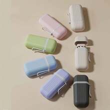 1把迷你五折胶囊伞，便携式紧凑遮阳伞，晴雨两用，防紫外线