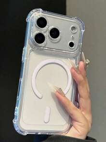 Luxury Ultra Clear IPhone17promax/17/17pro/17air/16promax/16e/16pro/16/15pro/15promax/15/13/14/11/14pro/14promax/14plus/15plus/7g/8g/7plus/X/Xs/Xr/Xsmax, Shockproof Anti-Scratch TPU Phone Cover, Crystal Transparent Protective Case - Perfect Gift For Friends & Daily Use - Clear - View 3