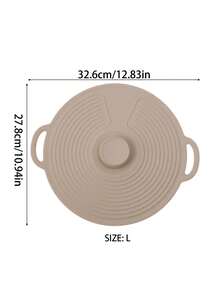 1 nắp nồi silicon gấp gọn, có quai xách đôi kẻ sọc, có các kích cỡ nhỏ/vừa/lớn, nắp nồi chống tràn đa chức năng, nắp đậy kín chống mùi, dụng cụ nhà bếp dễ vệ sinh, thích hợp cho dã ngoại và cắm trại. - Nhiều màu - Xem 13