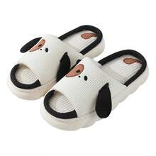 TendenciaPantuflas De Cerdito Para Mujer Suaves Cómodas Lino MudasCalidad premium - Blanco - Ver 11