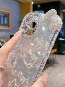 [Sanrio Star Protection Case] Official Sanrio Anti-Drop Electroplated Frame With Drip Glue Protective Case With Full Screen Star Design For Apple