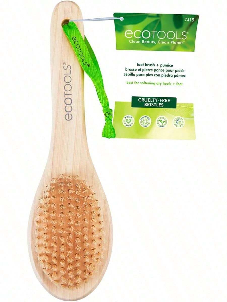 EstiloTendenciaECOTOOLS, Cepillo De Pies Y Piedra PóMez, Exfoliante, Vegano, Libre De Crueldad AnimalCalidad PremiumVersióN Mejorada - 1 - Ver 1