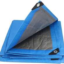 Surtek Foy LE6X8 Lona Polietileno, 6 X 8 Pies, color azul - como se muestra en la figura - Ver 2