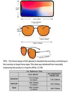 1pc Women's Aviator Frame Classic Fashion Y2K Style, Suitable For Outdoor Daily Driving, Camping, Music Festivals And Other Occasions - Multicolor - View 9