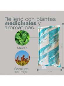 EstiloTendenciaCojin Semillas Para Microondas - 20X10Cm Para Ojos, Cabeza, Cuello Y CóLicos |     Alivio De Dolor Con Calor O FríO - Con Aroma Lavanda/Menta/Manzanilla - Cojin Caliente - PadifymxCalidad PremiumVersióN Mejorada - 1 - Ver 5