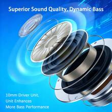 Philips (PHILIPS) TAT1209 Auriculares inalámbricos Bluetooth con forma de frijol - Negro - Ver 2