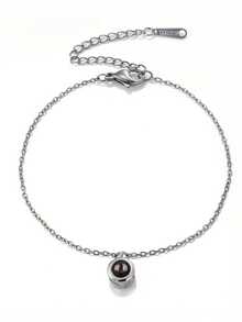 New Photo Projection Bracelet, Customized Color Photo Projection Bracelet, Personalized Openwork Circular Photo Projection Bracelet For Women, Memorial Group Photo Jewelry, Customized Girlfriend/Mother Photo Bracelet, Custom Birthday Commemorative Gift