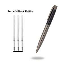 一款优雅高端的旋转圆珠笔/创意电镀雕刻中号油性笔/书写流畅/男女皆宜的奢华办公用笔/学生书法练习笔/可替换笔芯 - 筆 - 查看 12