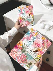 Coconut, Palm Tree, Hibiscus Flower Protective Case For IPad (A16) 11th Gen 11-Inch (2025), Apple IPad Air 11 (2025), IPad 10th Gen 10.9-Inch (2022), With Pencil Slot, Tri-Fold Stand, Auto Wake/Sleep, Cute Gift For Back To School, Valentine's Day, Holidays - Nhiều màu - Xem 8