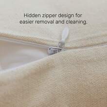 Set Of 2 Poly-Cotton Blend Cushion Covers With Fringe, Boho Cushion Covers With Tassels, Neutral Cotton Tassel Cushion Covers, Decorative Cushion Covers, Throw Pillow Covers For Sofa, Armchair, Home, Bedroom - A - 查看 5