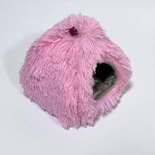 柔软温暖的迷你仓鼠屋，防滑冬季睡眠藏身处，适合仓鼠、迷你刺猬和小型宠物