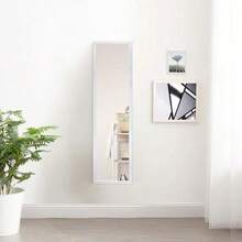 Mirror 13x49 Black Rectangle Large Wall Mirror For Bathroom Or Living Room - trắng - Xem 2