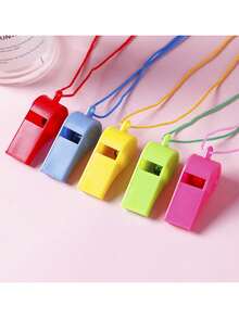 100/50个彩色哨子 加油哨 裁判哨 - 响亮多彩运动哨，加油道具，足球哨，篮球哨，派对气氛哨，派对礼品，生日派对 - 彩色 - 查看 7