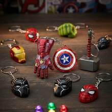 Disney 3pcs/Set Stylish Avengers Superhero Thor's Hammer Model Keychain Set, Infinity Gauntlet Metal Model Suitable For Daily Wear Or Gift/Collection - Multicolor - View 5