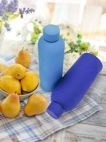 500ml Stainless Steel Vacuum Insulated Tumbler, Water Bottle (Fashionable Matte Colors), Available In Pink, Purple, Black, White, Red And More. Odorless, Suitable For Hot And Cold Drinks. Streamlined Design, Comfortable Grip, Suitable For Driving, Commuting, Outdoor Activities, Business Gifts And More. - Multicolor - View 7