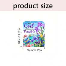 1件/4件/6件/10件装春夏系列鸢尾花、粉色花卉、蓝黄小鸟、黄蓝蝴蝶印花短绒椅套，可拆卸短绒布椅背保护套，四季皆宜，节日装饰，适用于餐厅、客厅、办公室、酒店和家居。 - 彩色 - 查看 13