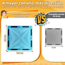 Magnetic Building Block Toys - 橄欖綠 - 查看 5