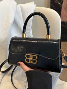 Bolsos de mujer con asa superior - Negro - Ver 4