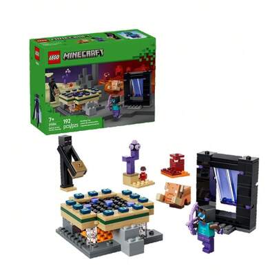  LEGO Minecraft 21584 Nether & End Portal Journey Building Blocks Toy - New Year Gift
