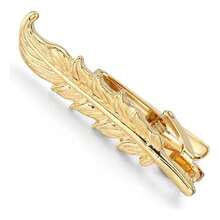 TendenciaPisacorbatas Pisa Corbata Forma De Pluma Escritura VintageCalidad premium - Dorado - Ver 1