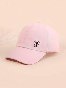 1pc Kids Baseball Cap, Suitable For Spring & Summer, Brimless Design, Girls Version, UV Protection, Suitable For Ponytail, Everyday Outdoor Activities In Spring & Autumn, Fits Ages 3-10 - P - View 3