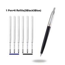 A Classic T-Wave Ballpoint Pen/Semi-Steel Metal Press Ballpoint Pen/Business Office Signature Pen/Creative Advertising Gift Pen/Student Calligraphy Practice Pen/Replaceable Pen Refill - Pen - View 21