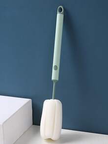 海绵杯刷 - 可拆卸清洁刷，适用于家用婴儿奶瓶、长柄杯，可去除茶渍。 - 彩色 - 查看 9