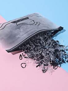 2000入組小女童極簡風格髮圈 - 彩色 - 查看 5