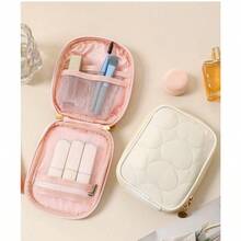 简约小巧唇膏袋，便携旅行化妆品收纳包 - 彩色 - 查看 3