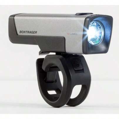 Luz delantera para bicicleta BONTRAGER Ion Comp R METALLIC GUNMETAL SILVER $100 MSRP