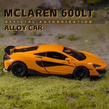 Makeda 600LT Orange Can Open The Door Pulled Back Simulation Alloy Car Model Children'S Toys Gifts - Orange - View 5