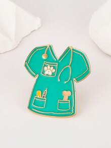 1pc Creative Nurse Lapel Pin Enamel Brooch, Medical Lanyard Badge Decor For Jacket, Suitable As Nurse Graduation Gift - A3-p335 - View 15