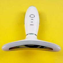 3-In-1 Red Light Neck & Face Massager, Facial Beauty Device, Facial Shaping Tool For Home Skin Care - White - View 8