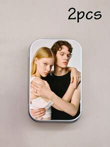 Custom Metal Box With Photos, Personalized Small Storage Box, Customized Ornament Storage Box, Customizable Picture Box, Jewelry Storage Box Organizer - Style a - View 8