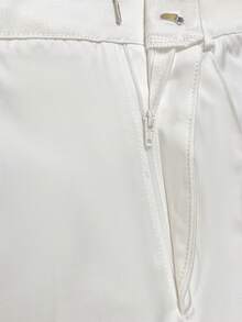 Women's Straight-Leg Business Pants, Elegant & Refined, Versatile For Various Commuting Occasions - White - View 9