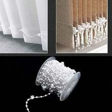 20Pcs Vertical Blind Weights And 10m Chains Replacement Bottom Slats Spares 89mm - White - View 5
