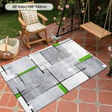 Cashmere-Like Tropical Floral Pattern Printed Outdoor Area Rug, Exquisite Carpet, Soft & Stylish,. Suitable For Motorhomes, Terraces, Porchways, Balconies, Backyards, And Picnics. And Machine Washable. Multiple Sizes. - Multicolor - View 8