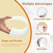 60 Sheets White Cardstock 4 X 6 Craft Paper, 300gsm/110lb Heavyweight Flat Card Stock Printer Paper For Cards MaFKing, Wedding Invitations, Greeting Cards, Birthday, Drawing - 白色的 - 查看 4