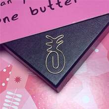 40pcs Pinefor  Apple Shape Paper Clips With Clear Box, Rose Gold And Yellow Gold, Funny Cute Paperclips Bookmarks Planner Clips For Fun Office Supplies Schoolsss Gifts Wedding Decoration - 菠蘿40個 - 查看 6