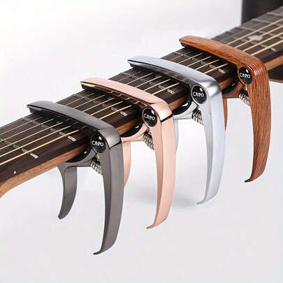 High-Quality Zinc Alloy Guitar Capo And Bridge Pin Puller - Multifunctional Tool For Acoustic Guitar, Electric Guitar, Classical Guitar And Ukulele