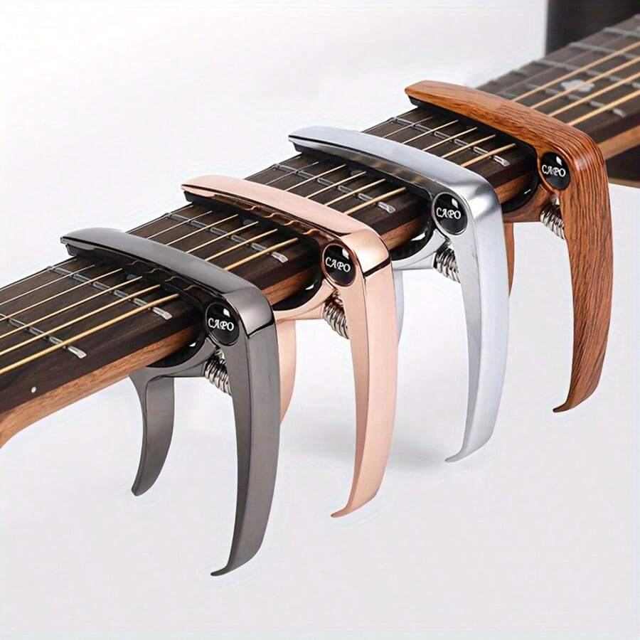 High-Quality Zinc Alloy Guitar Capo And Bridge Pin Puller - Multifunctional Tool For Acoustic Guitar, Electric Guitar, Classical Guitar And Ukulele
