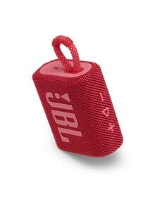 JBL Go 3 便携式迷你蓝牙音箱，无线音箱，IP67 防水防尘，音质震撼，低音强劲，5 小时播放时间，适合居家、户外和旅行，多种颜色可选 - 紅色 - 查看 4