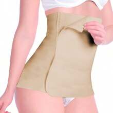 TendenciaFaja Postparto Postcirugía Alta Sin Varillas Maternidad. Beige de calidad premium - marrón claro - Ver 3