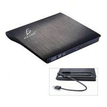ELEGATE Lectora Y Grabadora De Dvd/cd Externa Usb 3.0 Laptop Pc - Multicolor - Ver 1
