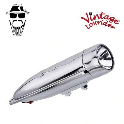 Original Lowrider Bicycle Front  Torpedo Bullet Light Chopper Vintage