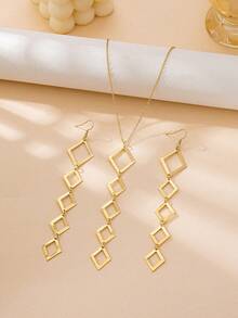 Women Jewelry Sets - Yellow Gold - View 4
