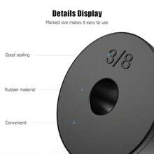 58/116 件套平垫圈和角垫圈以及黄铜水龙头螺丝组合装，用于更换各种快开式水龙头阀门上磨损的垫圈 - 彩色 - 查看 6