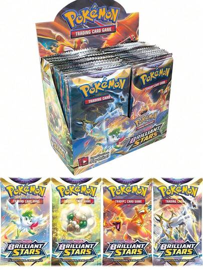 36pcs/360pcs Pokemon Random Series Card Pack, Graduation And New Season Gift, Pokemon Collectible Cards, Tabletop Game Cards, Rare Cards, Suitable For Party And Birthday Gifts, Halloween Decoration, Christmas Stocking Stuffers [Pokemon Cards, Non-Official Cards, Paper Cards, Very Affordable]
