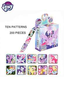 50 Peças Adesivos Oficiais Licenciados da Hasbro "", Padrões de Personagens de Desenho Animado, Material À Prova d'Água, Adequado para Laptops, Copos, Bagagens, Bicicletas, Adesivos Decorativos de Moda Criativa, Presente de Surpresa de Natal, Halloween, Aniversário e Aniversário para Família e Amigos - Multicolorido - Visão 4